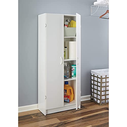 ClosetMaid Pantry Cabinet with Adjustable Shelves, Slim Design, for Kitchen or Utility Room Storage
