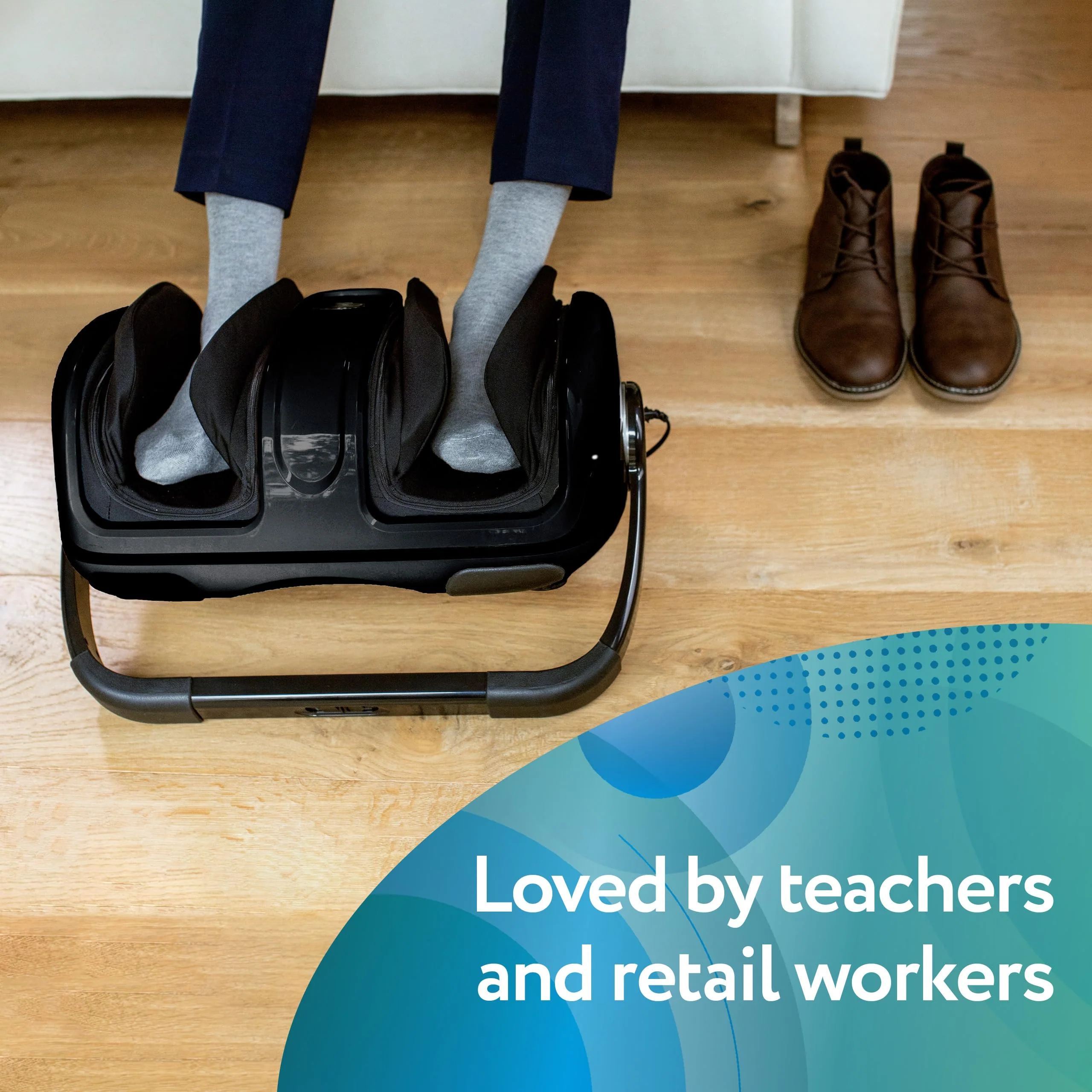 Cloud Massage Shiatsu Foot Massager with Heat, Adjustable Intensity, 5 Modes, Ideal Gift