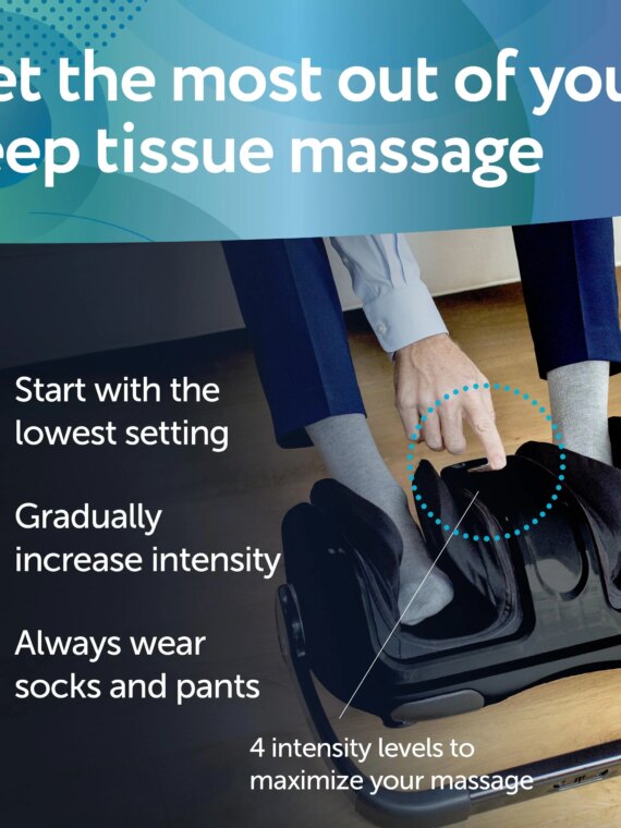 Cloud Massage Shiatsu Foot Massager with Heat, Adjustable Intensity, 5 Modes, Ideal Gift