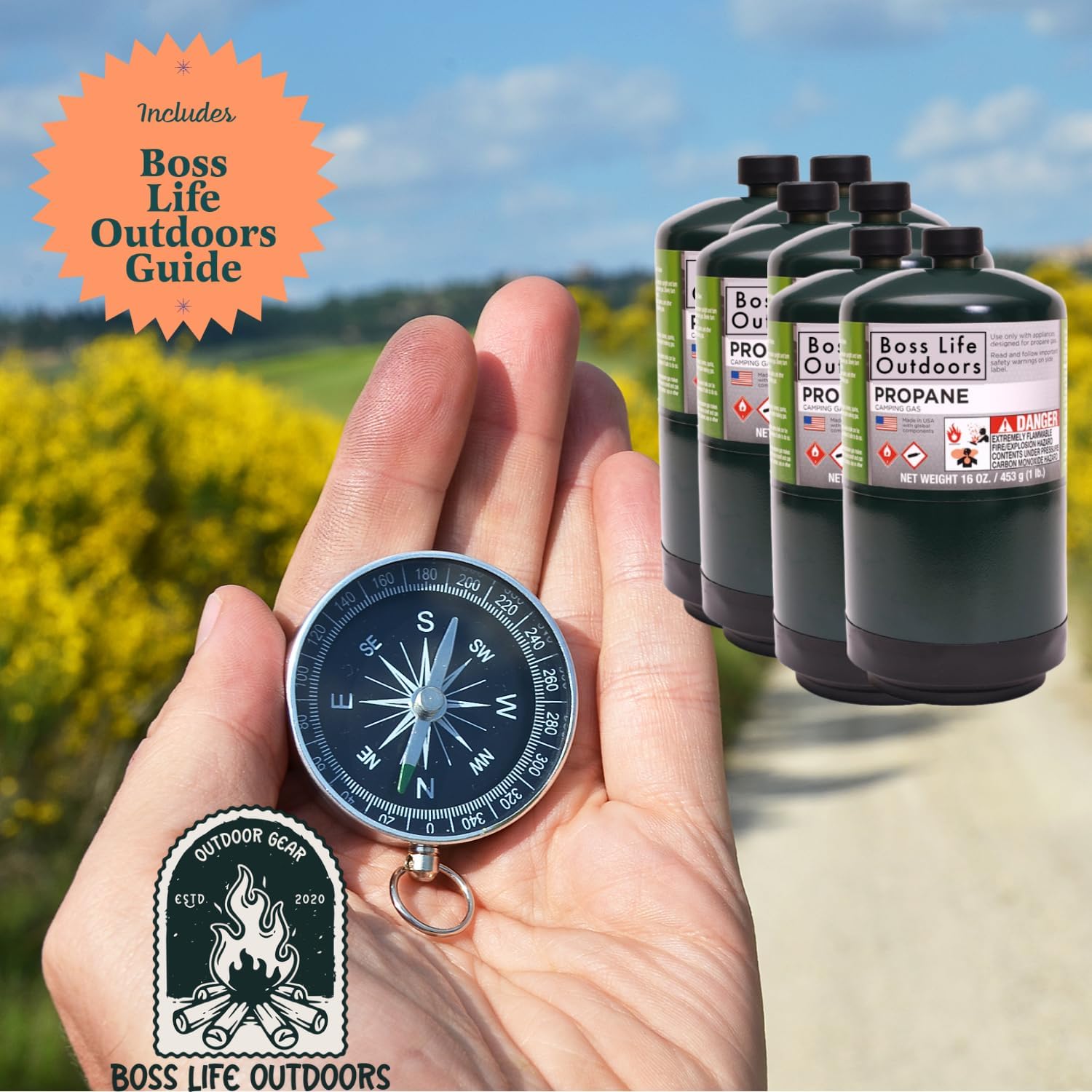 Coleman 16 Oz Propane Cylinders 6-Pack - Durable Steel for Camping & Outdoor Use