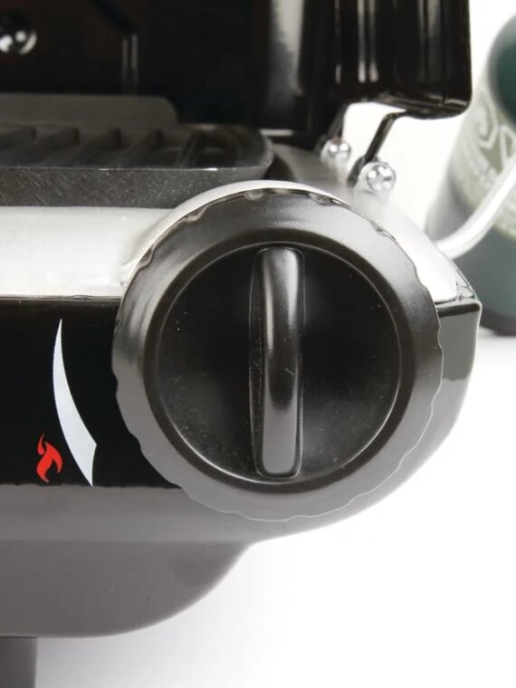 Coleman 2-in-1 Tabletop Camping Grill & Stove, 20,000 BTUs, 4 Burners, 130 sq. in. Grilling Area