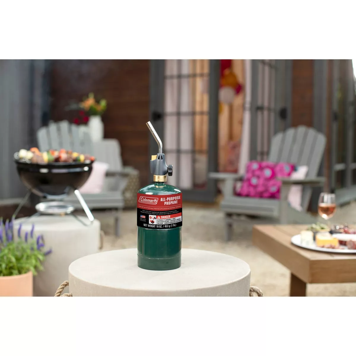 Coleman 2-Pack Propane Fuel Cylinders, 16 oz, CGA 600 Connection, Lightweight & Portable