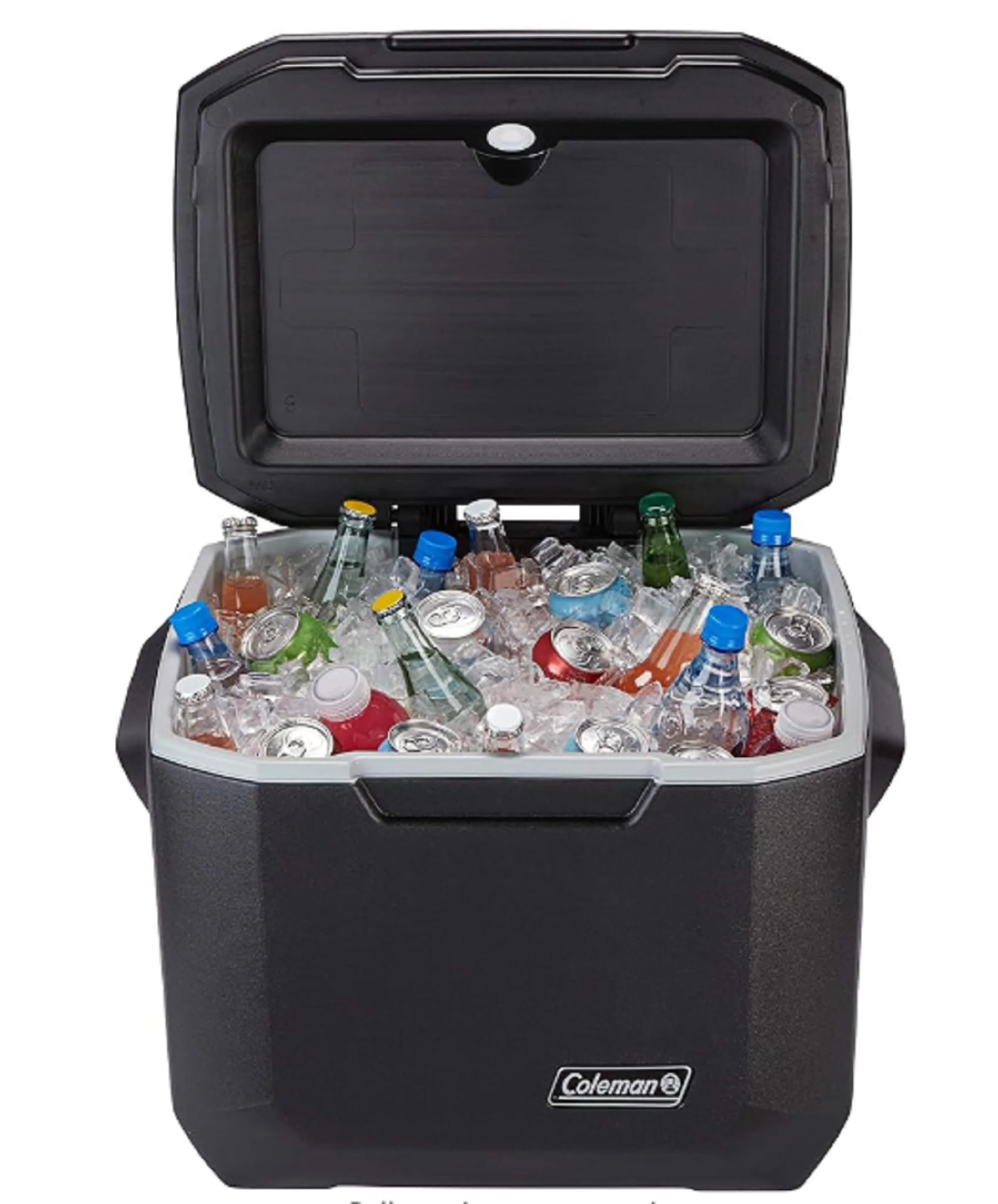 Coleman 50 Quart Xtreme Portable Rolling Cooler, 5-Day Ice Retention, Holds 84 Cans, Durable Wheels, Telescoping Handle