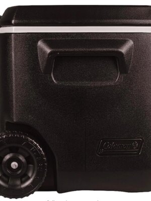 Coleman 50 Quart Xtreme Portable Rolling Cooler, 5-Day Ice Retention, Holds 84 Cans, Durable Wheels, Telescoping Handle