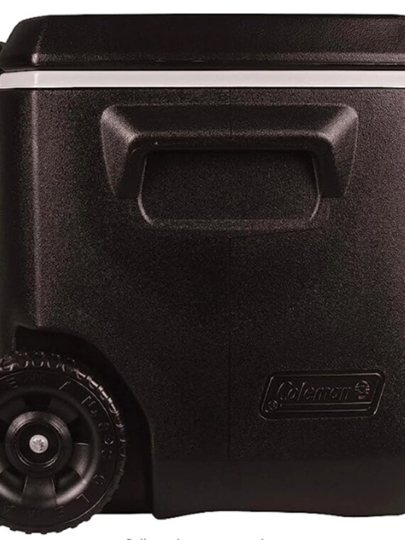 Coleman 50 Quart Xtreme Portable Rolling Cooler, 5-Day Ice Retention, Holds 84 Cans, Durable Wheels, Telescoping Handle