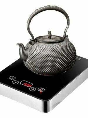 CompactPro 9.8″ Portable Electric Induction Cooker, Single Burner, Safe & Easy Clean Cooktop