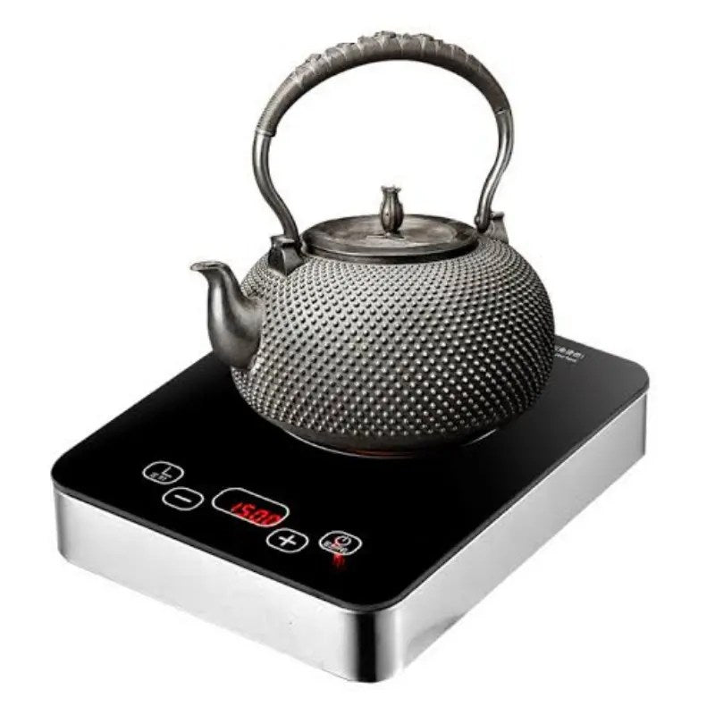 CompactPro 9.8" Portable Electric Induction Cooker, Single Burner, Safe & Easy Clean Cooktop