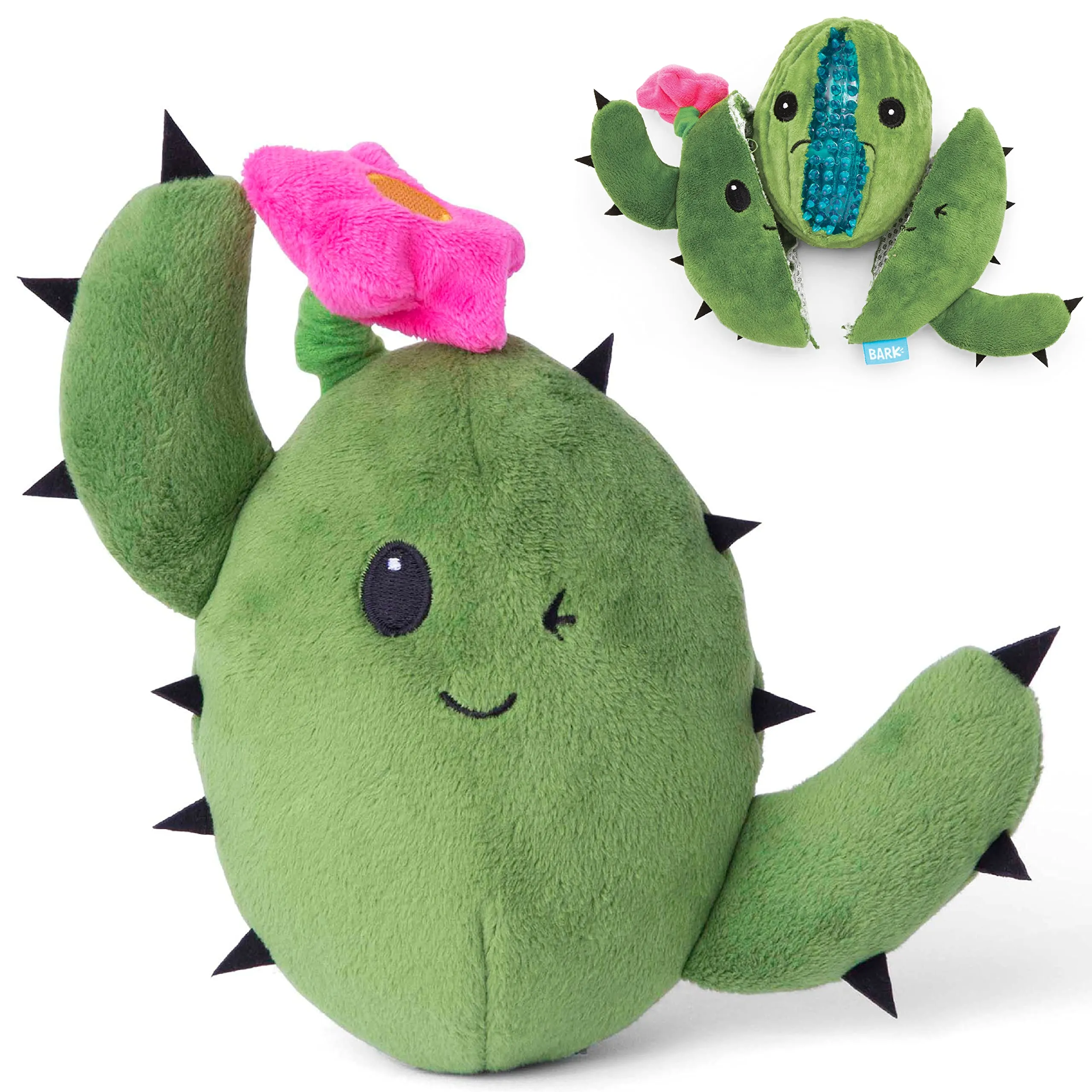 Consuela the Cactus 2-in-1 Interactive Plush Toy for Large Dogs with Squeaker, Non-Toxic Material