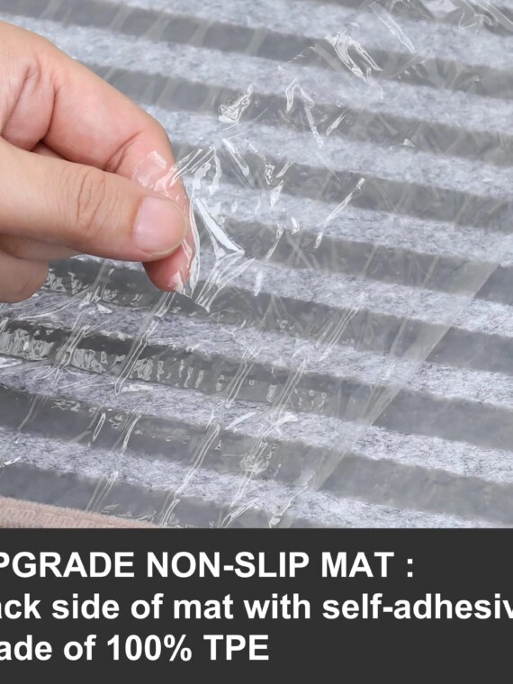 Cosy Homeer Non-Slip Stair Treads 15pcs - TPE Backing, Easy Install, 28"x9", Durable Carpet Mats