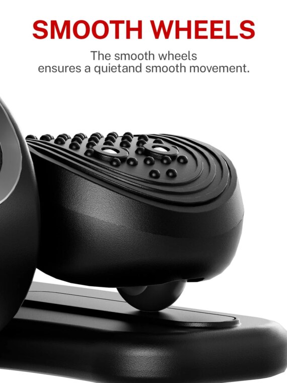 CURSOR FITNESS Under Desk Elliptical Machine with 12 Speeds & Auto Modes for Home or Office Workout