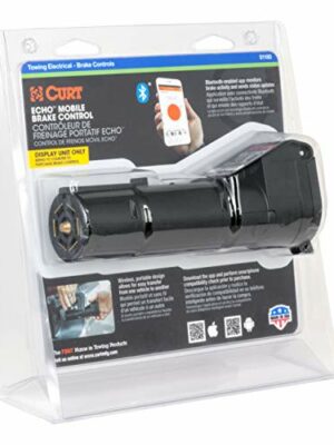 CURT Echo Portable Bluetooth Trailer Brake Controller – Smartphone-Ready, Easy Install, Highly Responsive