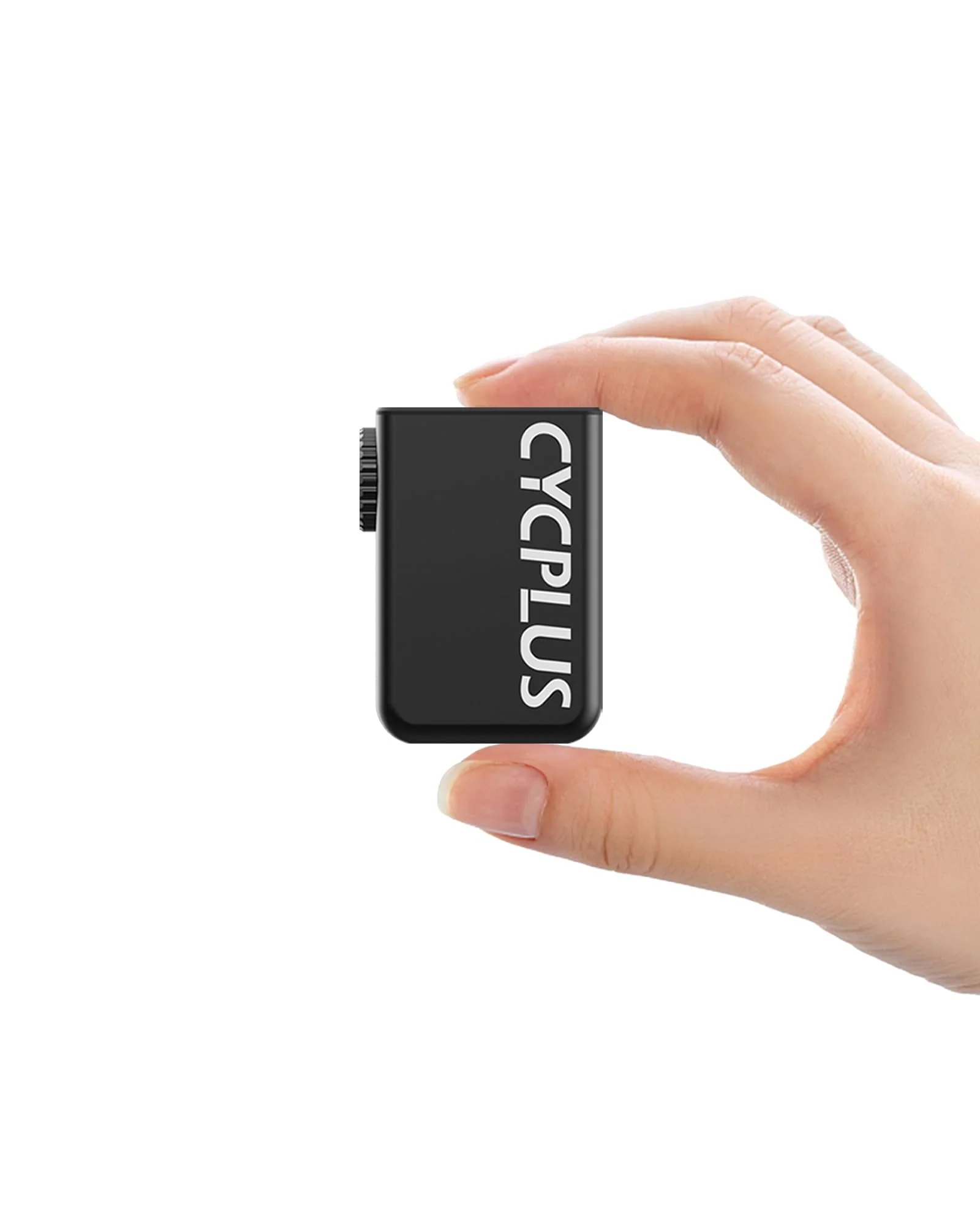 CYCPLUS Portable 100PSI Electric Bicycle Pump, Ultra-Mini, Rechargeable, Dual Nozzle, Pocket Size