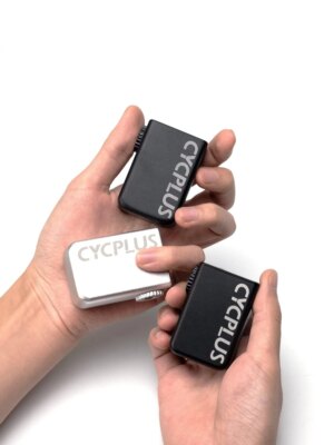 CYCPLUS Portable 100PSI Electric Bicycle Pump, Ultra-Mini, Rechargeable, Dual Nozzle, Pocket Size