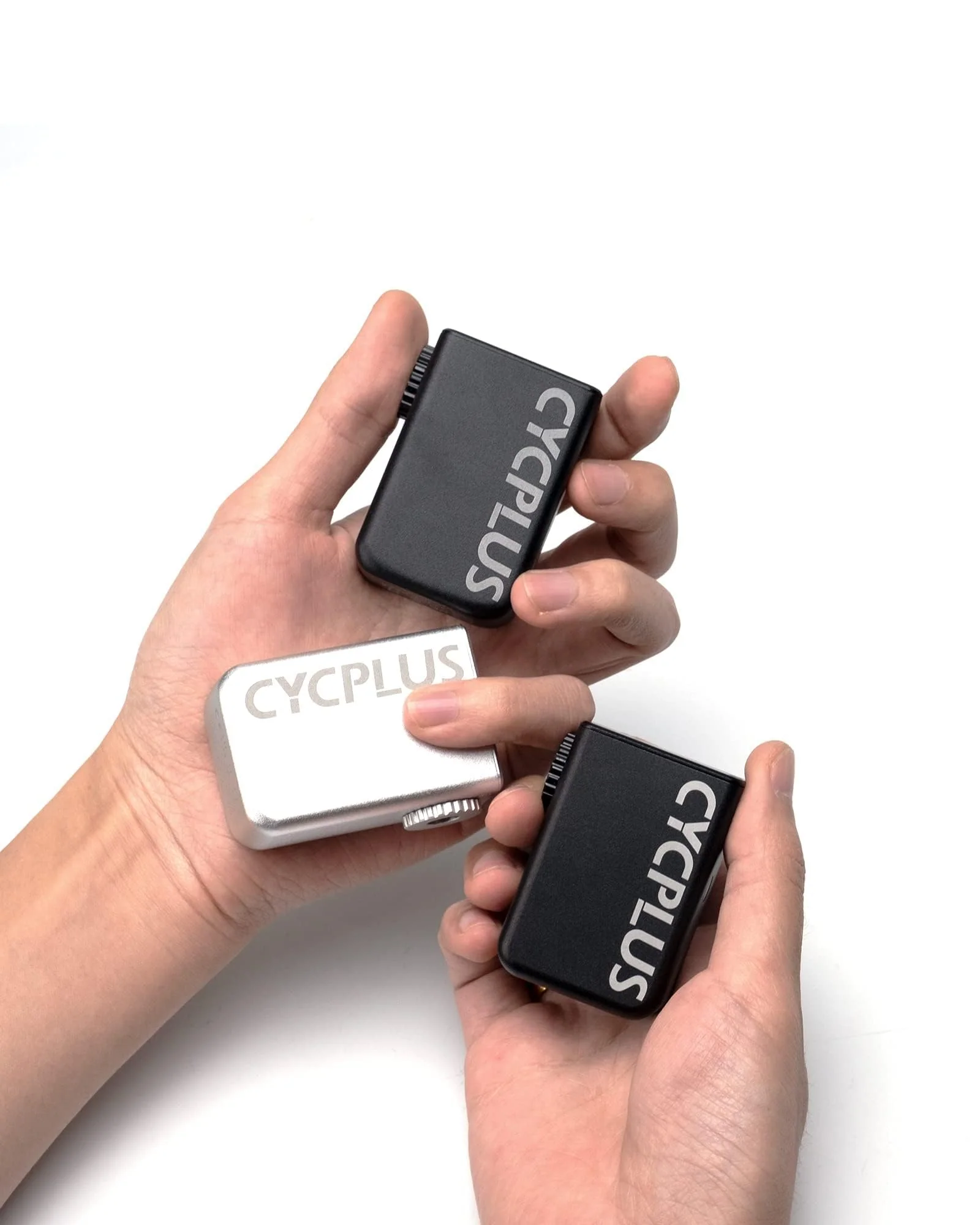 CYCPLUS Portable 100PSI Electric Bicycle Pump, Ultra-Mini, Rechargeable, Dual Nozzle, Pocket Size