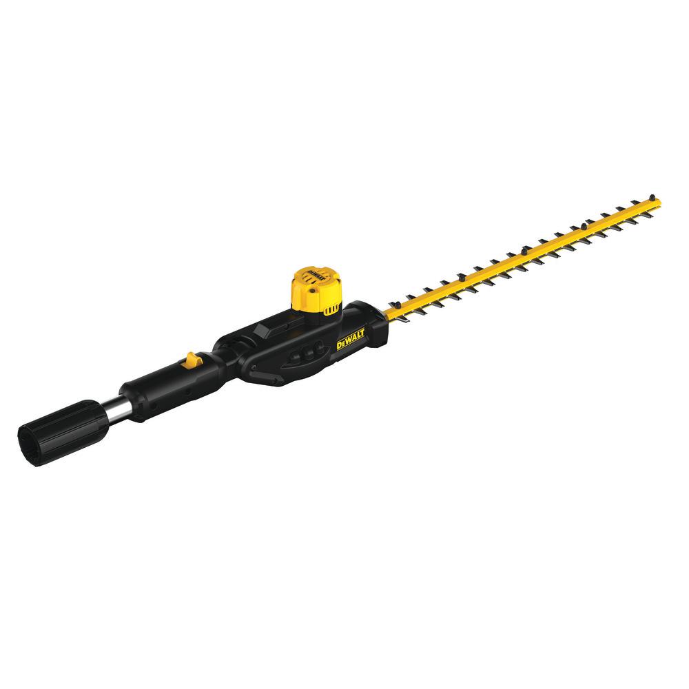 DEWALT 20V MAX Pole Hedge Trimmer Head, 22" Dual Action Blades, 180° Articulating Head, Cordless