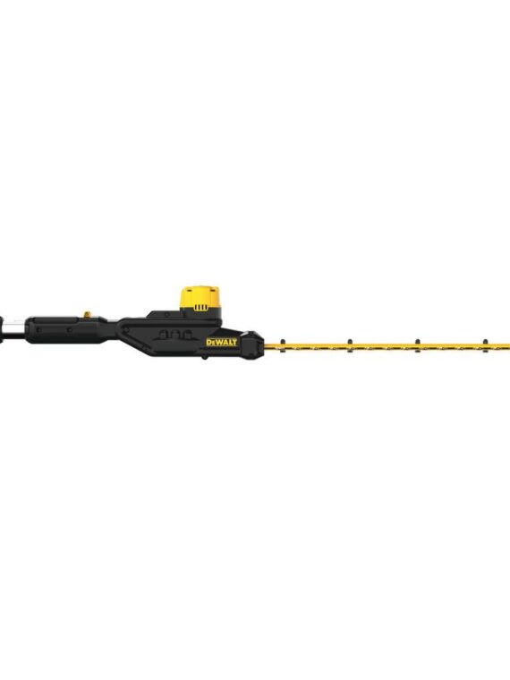 DEWALT 20V MAX Pole Hedge Trimmer Head, 22" Dual Action Blades, 180° Articulating Head, Cordless