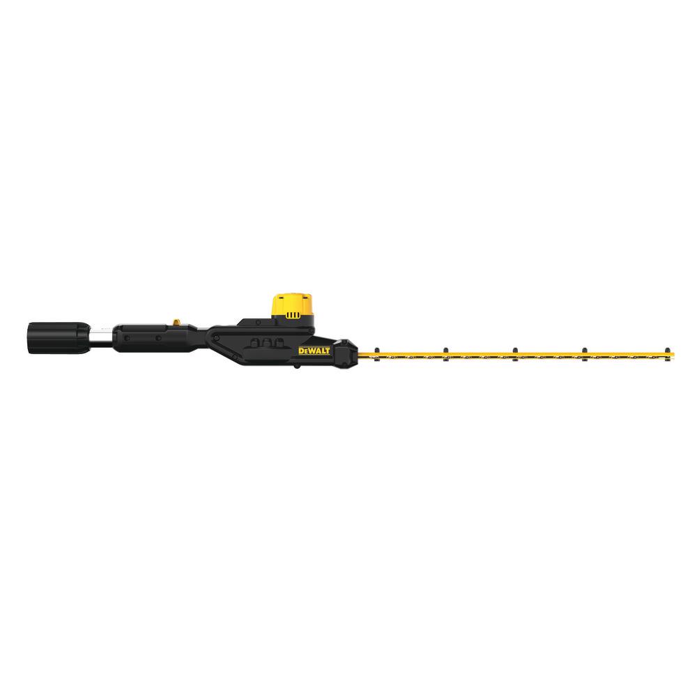 DEWALT 20V MAX Pole Hedge Trimmer Head, 22" Dual Action Blades, 180° Articulating Head, Cordless