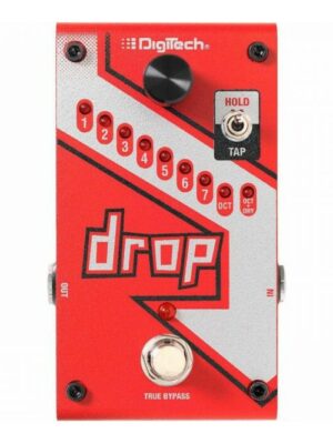 DigiTech Drop Polyphonic Pitch Shifter Guitar Effects Pedal, True Bypass, DC Powered