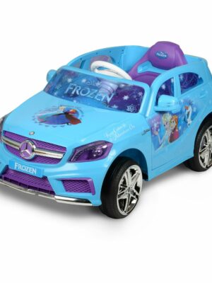 Disney Frozen Mercedes 6V Ride-On Car for Kids, Blue, Ages 2-5, Max Speed 2.5 MPH