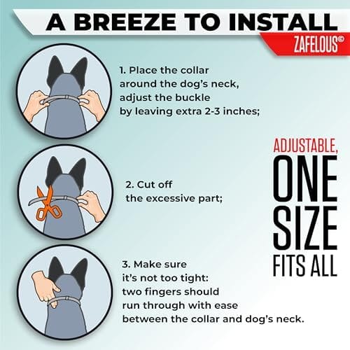 DogShield Flea & Tick Prevention Collar for Dogs - Long-Lasting, Safe Ingredients, Adjustable Fit