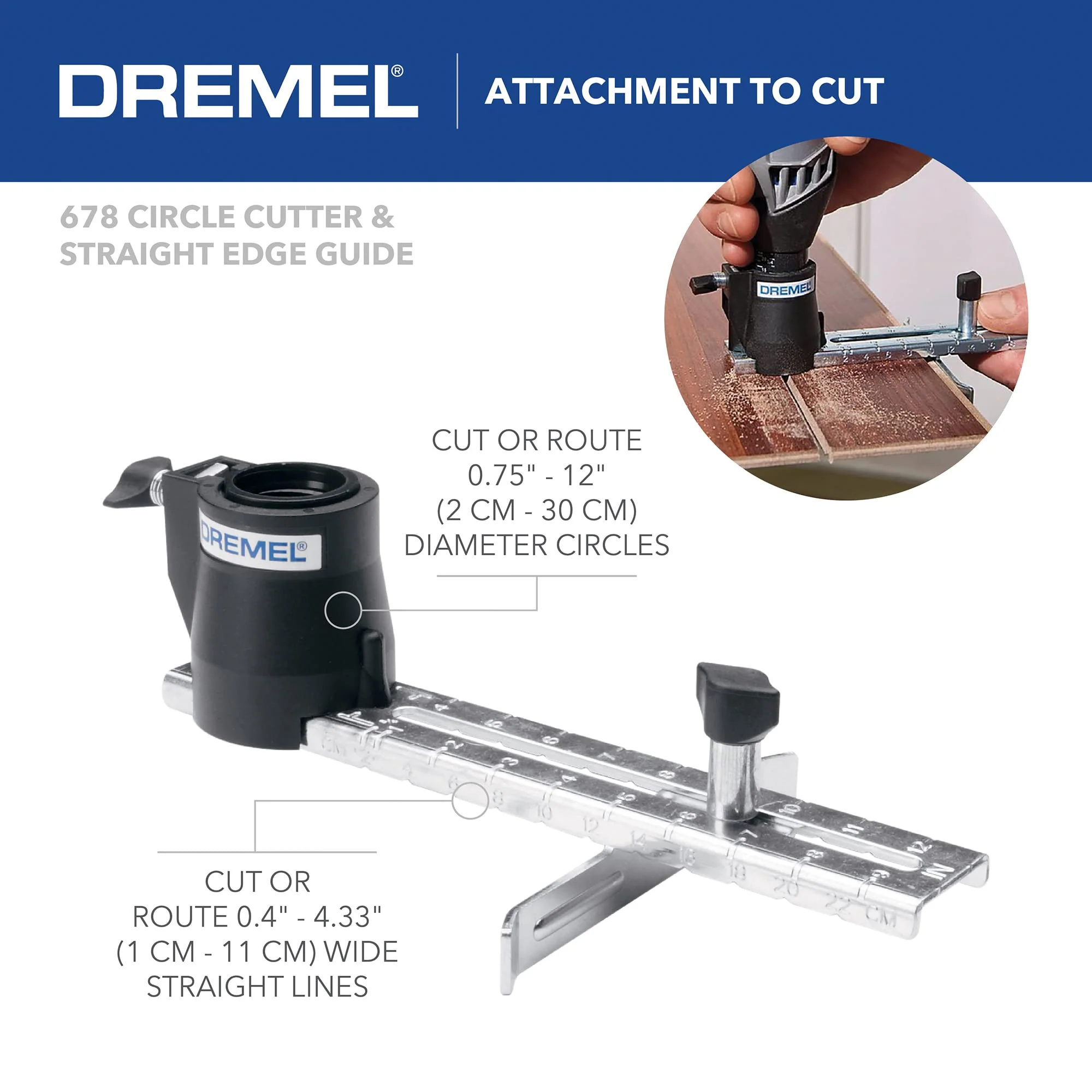 Dremel 4000 Rotary Tool Kit with Variable Speed, 2 Attachments & 30 Accessories for DIY & Crafting