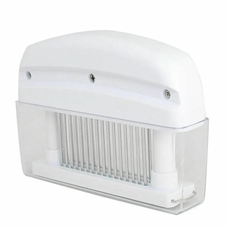 Durable Stainless Steel Meat Tenderizer, 48 Blades - Easy to Use, Enhances Flavor, Reduces Cooking Time