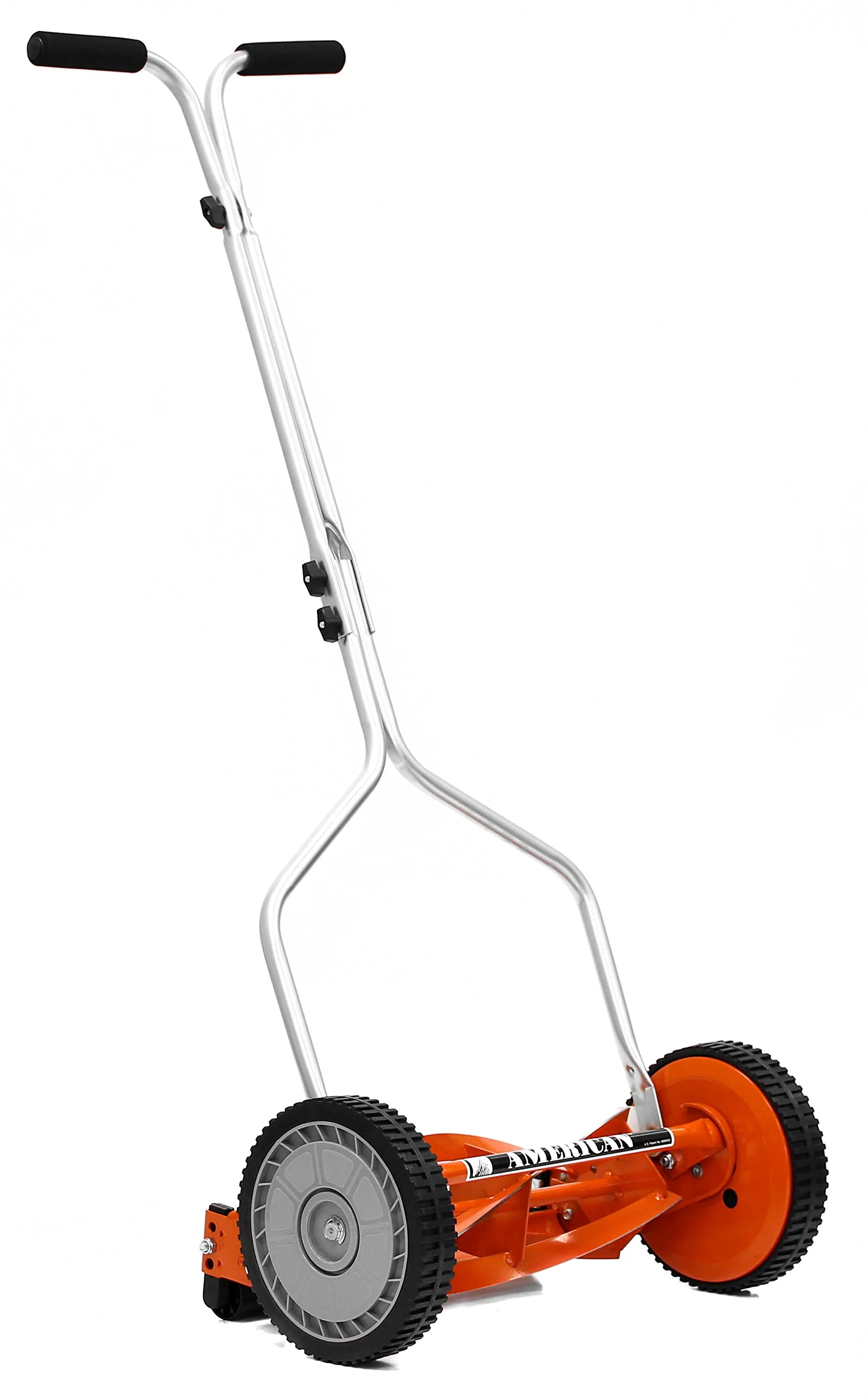 Eco-Friendly 14-Inch 4-Blade Push Reel Lawn Mower with Adjustable Height