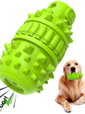 EcoPaws Natural Rubber Dog Toy, Medium to Large Breeds, Durable & BPA-Free