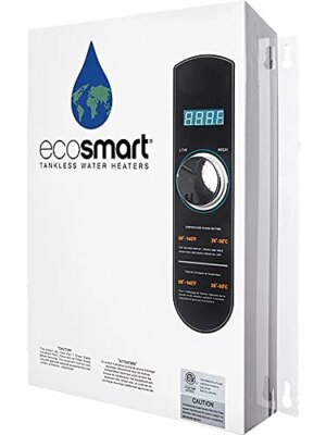 EcoSmart ECO 18 Electric Tankless Water Heater, 18KW 240V, Self-Modulating, Endless Hot Water, Energy Saving