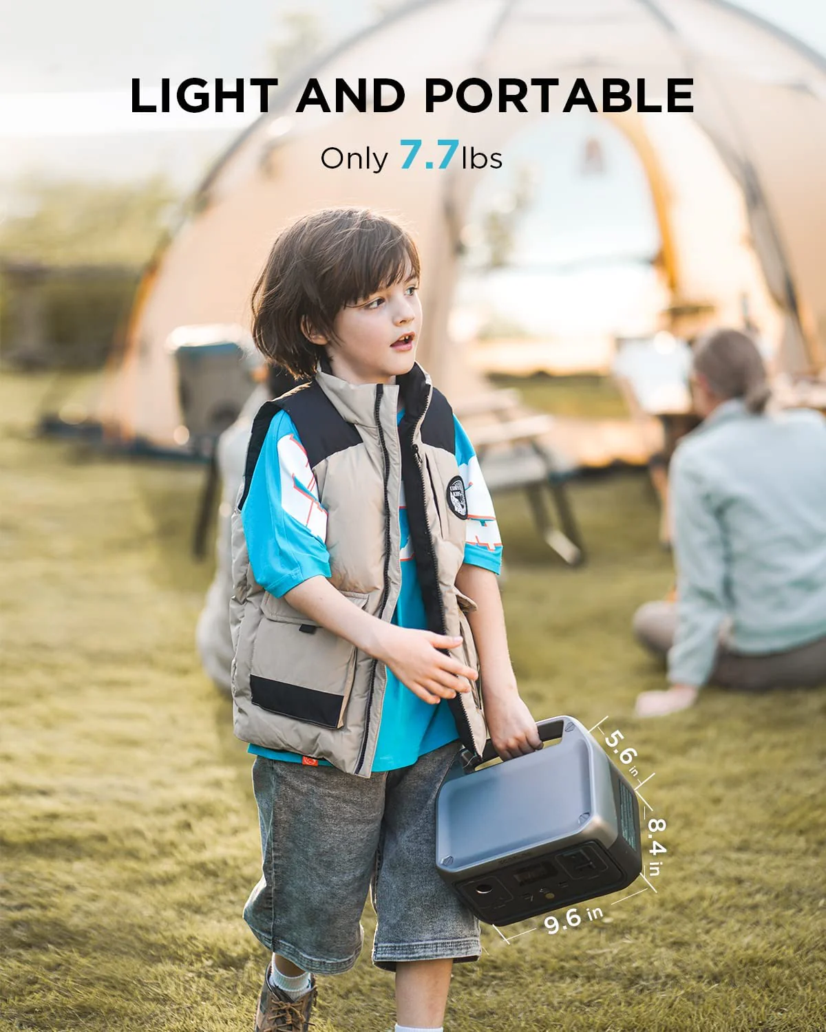 EF EcoFlow RIVER 2 256Wh Portable Power Station with Fast Solar Charging & 600W Output