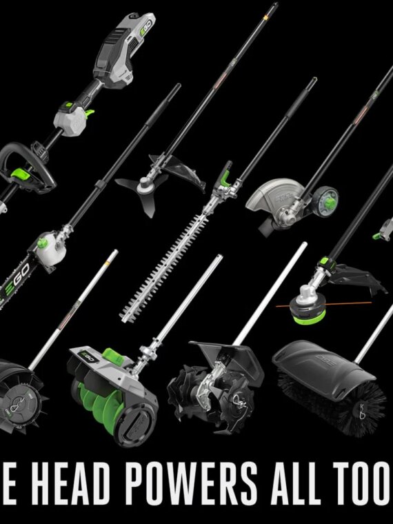 EGO 10-Inch Carbon Fiber Pole Saw Attachment for Multi-Head System, Lightweight & Durable, Automatic Lubrication, Weather-Resistant