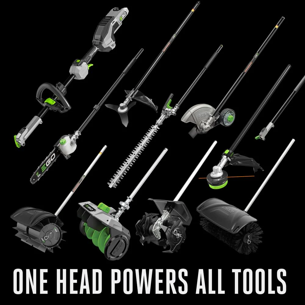 EGO 10-Inch Carbon Fiber Pole Saw Attachment for Multi-Head System, Lightweight & Durable, Automatic Lubrication, Weather-Resistant