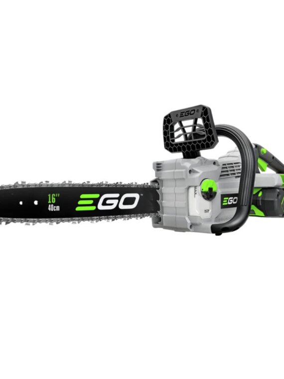 EGO Power+ 16" 56V Cordless Chainsaw, 40CC Gas Equivalent, 130 Cuts, IPX4 Weather-Resistant, Tool-Free Tensioning