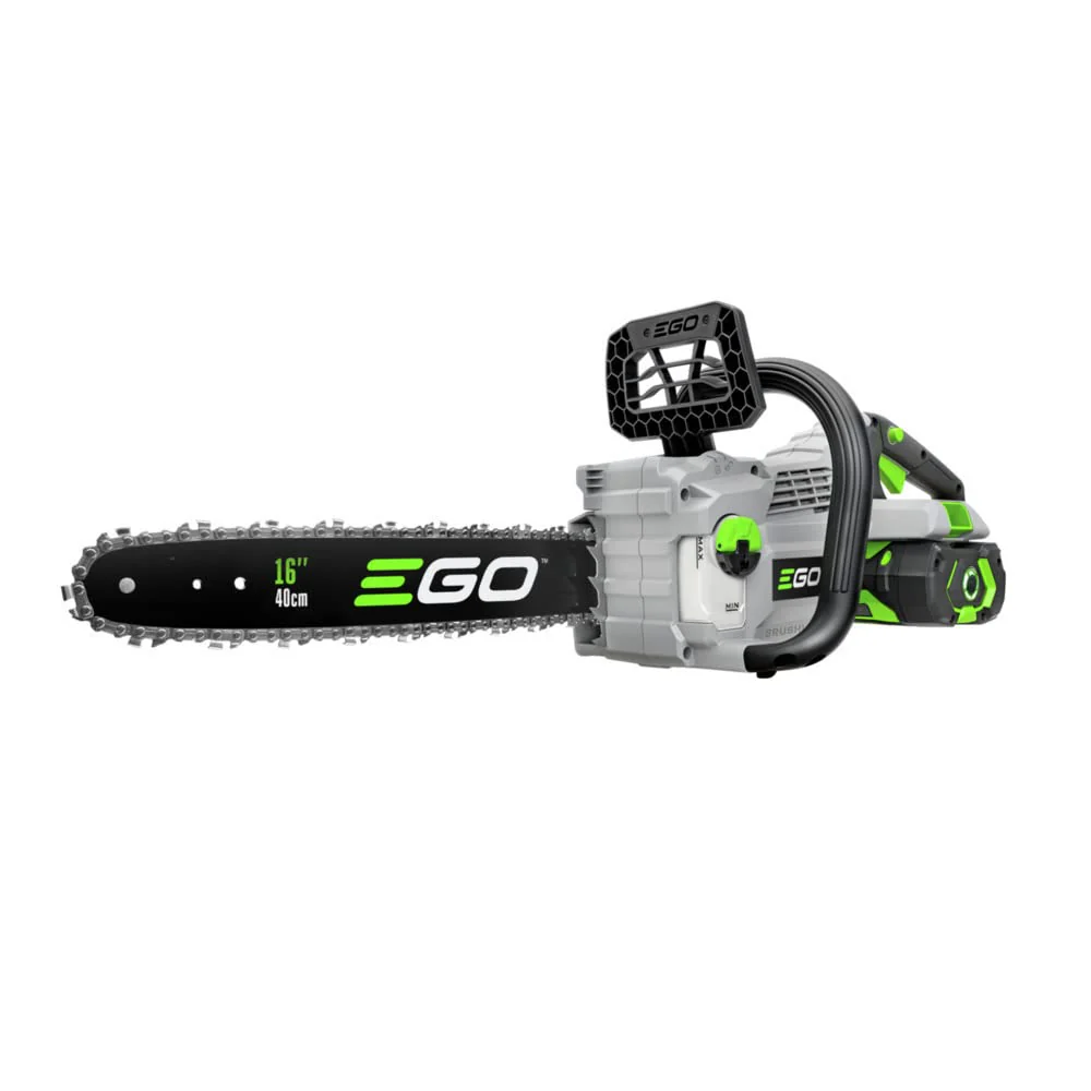 EGO Power+ 16" 56V Cordless Chainsaw, 40CC Gas Equivalent, 130 Cuts, IPX4 Weather-Resistant, Tool-Free Tensioning
