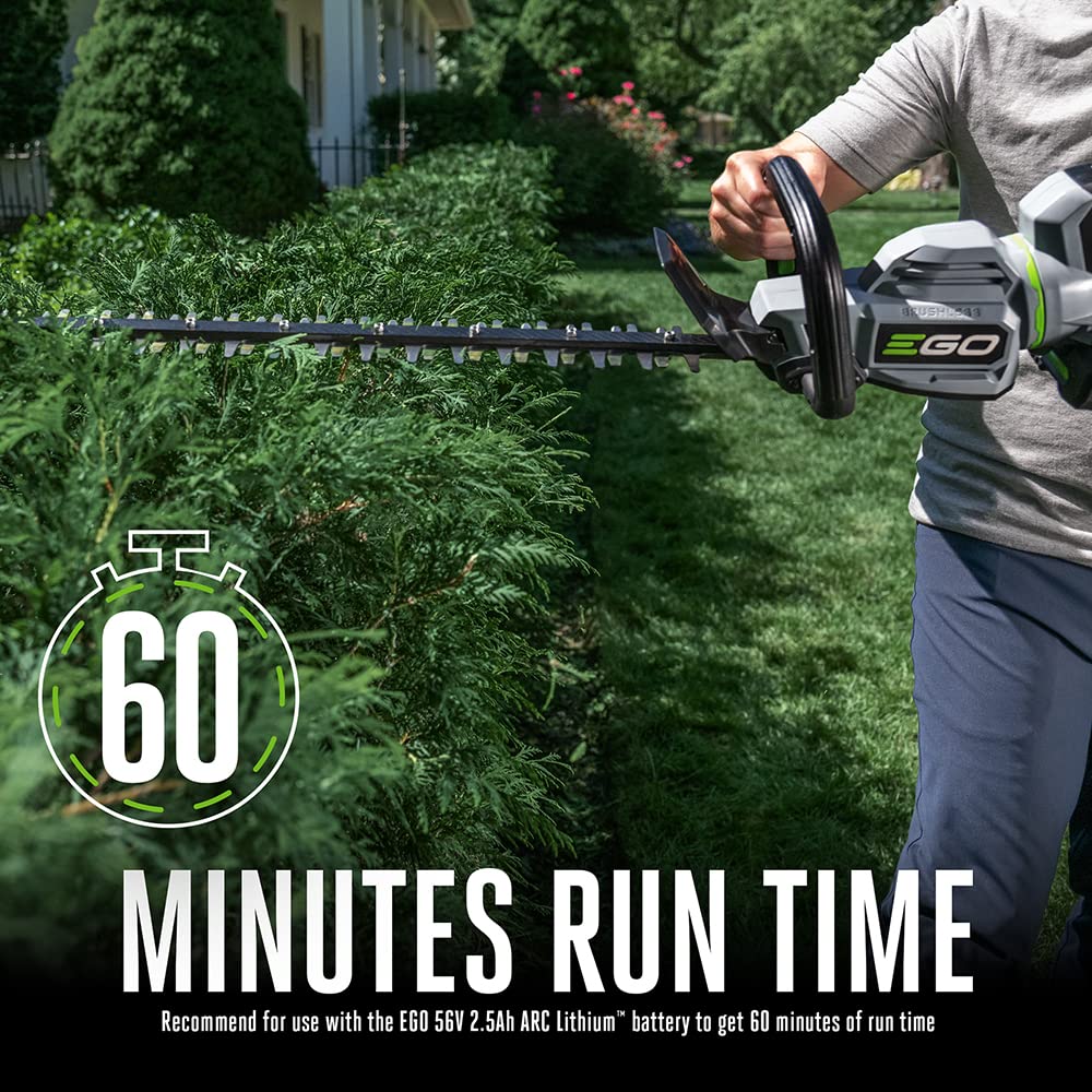 EGO POWER+ 26-Inch Hedge Trimmer, Dual-Action Blades, Carbon Fiber Rail, 56V Battery Compatible