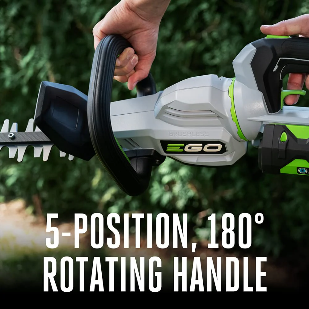 EGO POWER+ 26-Inch Hedge Trimmer, Dual-Action Blades, Carbon Fiber Rail, 56V Battery Compatible
