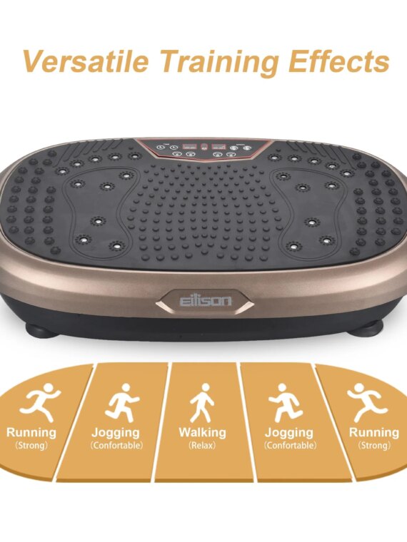 EILISON FitMax 3D XL Vibration Plate - Acupressure Surface, Full Body Workout, Pain Relief, Lifetime Warranty