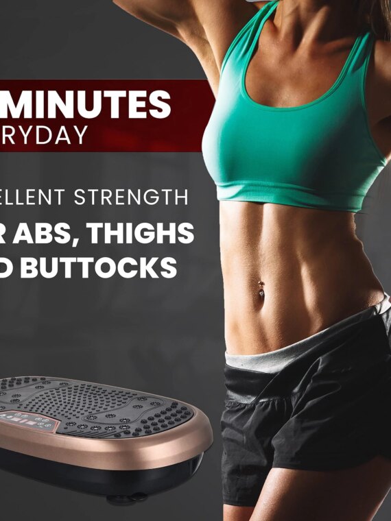 EILISON FitMax 3D XL Vibration Plate - Acupressure Surface, Full Body Workout, Pain Relief, Lifetime Warranty