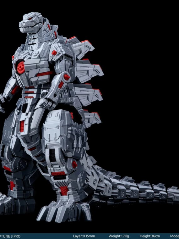 ELEGOO Neptune 3 Pro FDM 3D Printer, Auto Bed Leveling, Silent Operation, Dual-Gear Extruder, 225x225x280mm