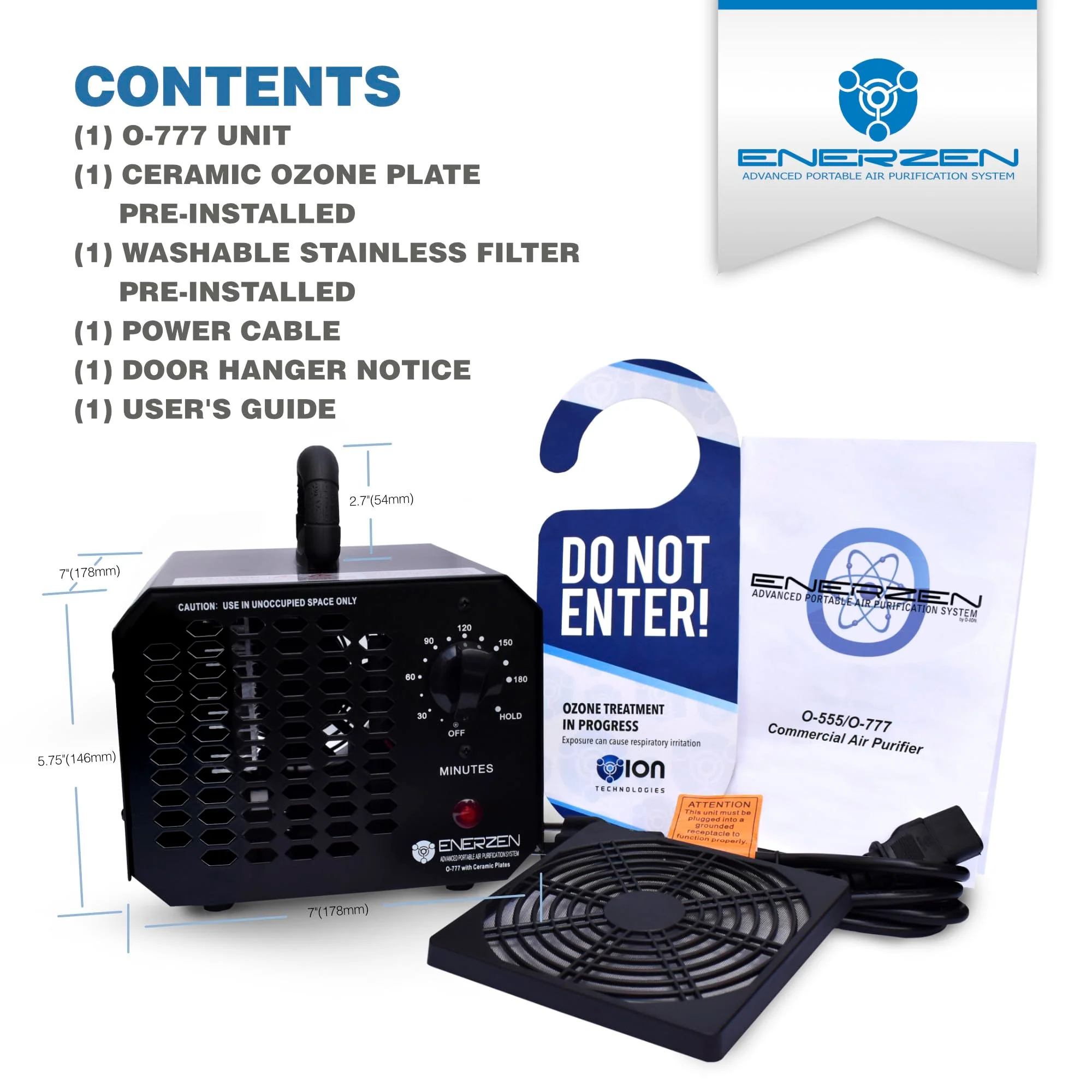 Enerzen 40,000mg Ozone Generator Industrial Air Purifier Deodorizer for Odor Elimination