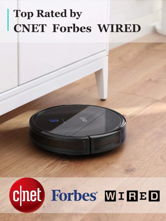 eufy RoboVac 11S MAX Robot Vacuum, Super Thin 2.85", BoostIQ, 100 Min Runtime, Quiet, Self-Charging, Anti-Scratch Glass