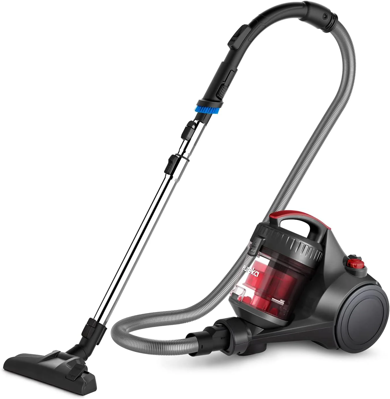 Eureka Whirlwind Bagless Canister Vacuum Cleaner, Multi-Surface, 2.5L, Lightweight, for Carpets & Hard Floors