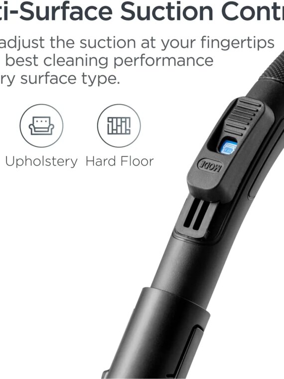 Eureka Whirlwind Bagless Canister Vacuum Cleaner, Multi-Surface, 2.5L, Lightweight, for Carpets & Hard Floors