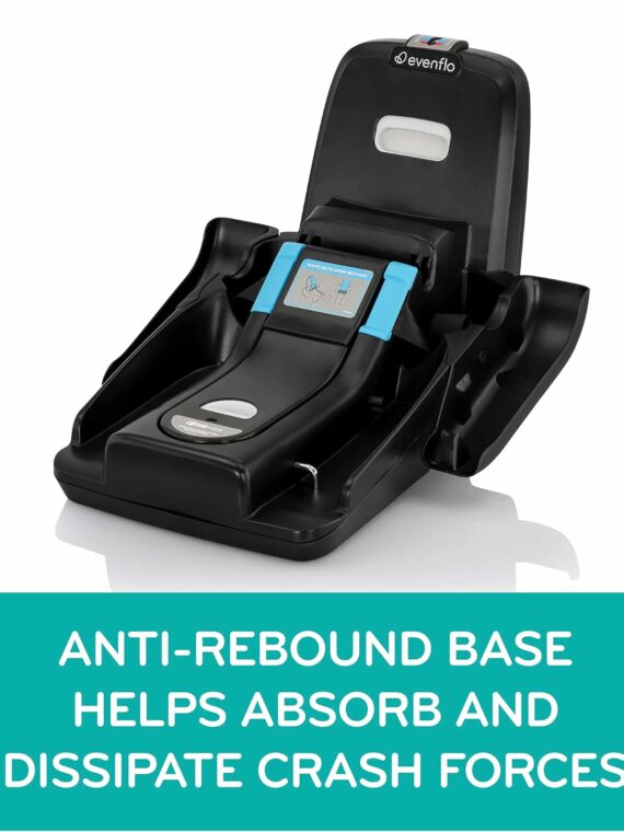 Evenflo Shyft DualRide Infant Car Seat & Stroller Combo, Boone Gray - Safety, Seamless Transition, Storage