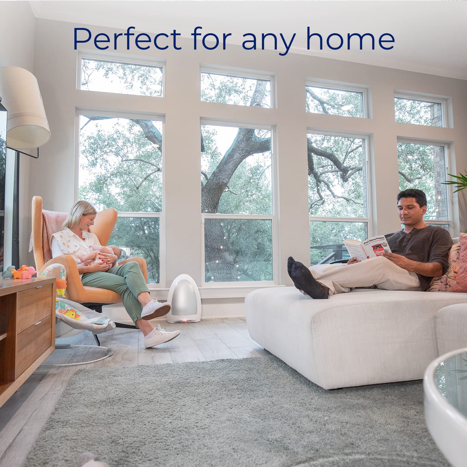 EyeVac Home Touchless Vacuum Cleaner, 1000-Watt, Infrared Sensors, High Efficiency Filters, Ideal for Pet Owners & Seniors