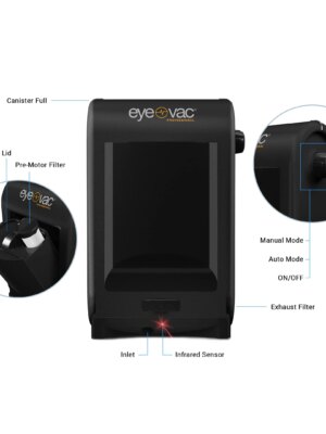 EyeVac Pro Touchless 1400W Vacuum Automatic Dustpan for Home & Professional Use