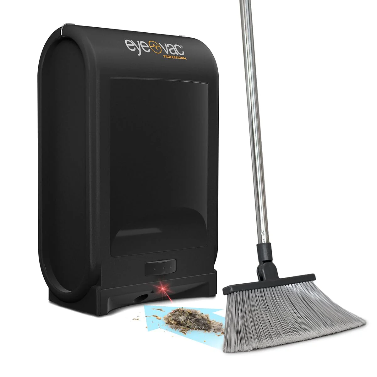 EyeVac Pro Touchless Vacuum Automatic Dustpan, 1400W, Infrared Sensors, Dual Filters, Ideal for Salons & Small Businesses