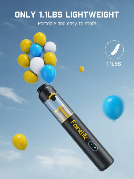 Fanttik Slim V8 Apex Car Vacuum Cleaner, 19000Pa High Power Suction, Cordless, 4-in-1 with 10 Accessories, Ultra-Light & Portable