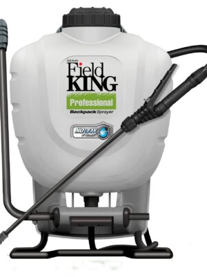 Field King 4 Gallon Backpack Sprayer by D.B. Smith - No Leak Pump, 150 PSI, 21" Poly Wand, 6 Nozzles