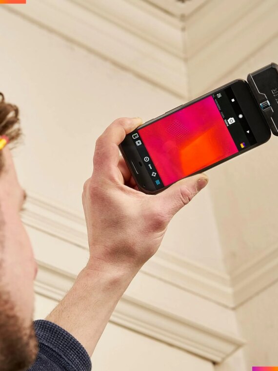 FLIR ONE Pro Thermal Imaging Camera for iOS - High Resolution, MSX Technology, Wi-Fi Enabled